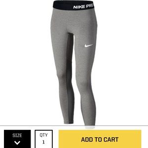 Grey Nike leggings